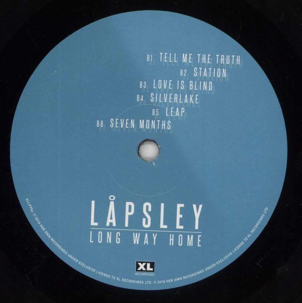 Lapsley Long Way Home UK vinyl LP album (LP record) 8A1LPLO854826
