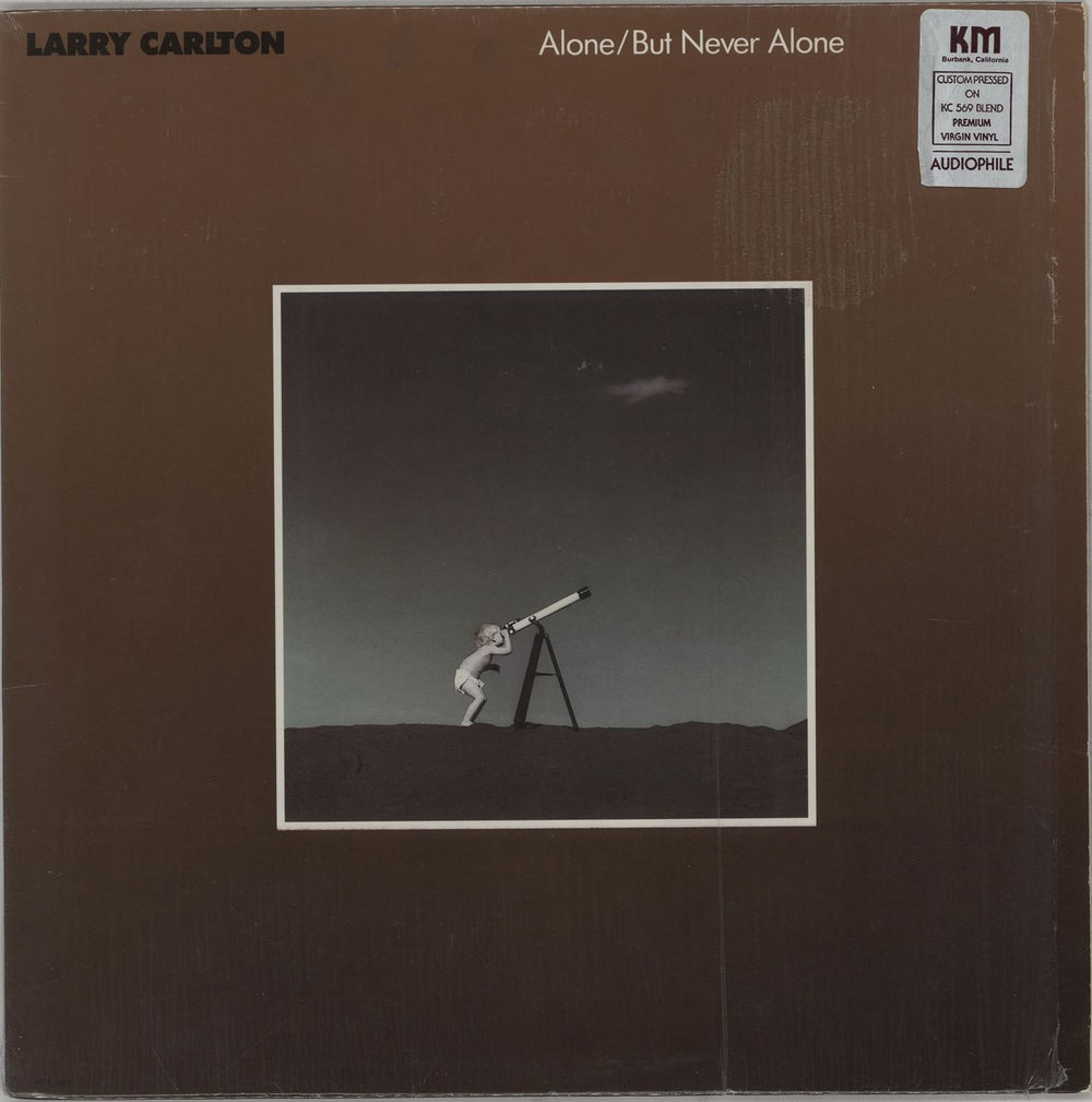 Larry Carlton Alone/But Never Alone US vinyl LP album (LP record) MCA-5689