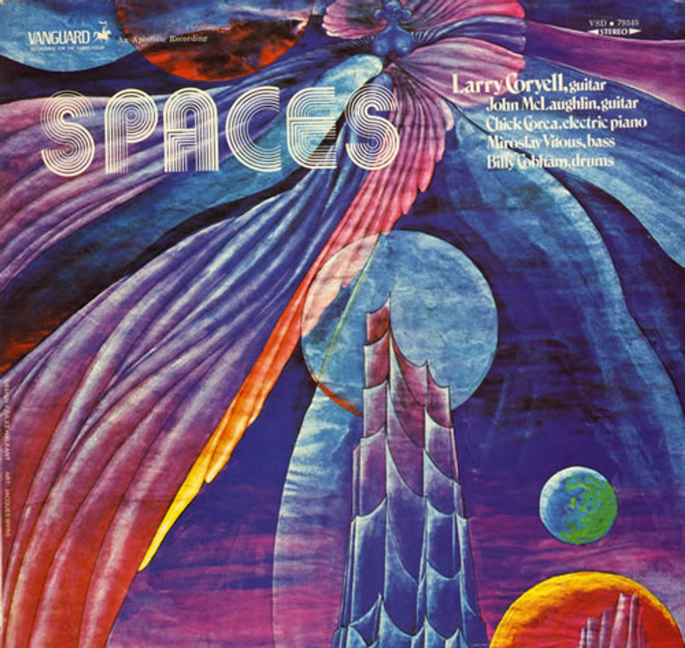 Larry Coryell Spaces UK vinyl LP album (LP record) VSD79345