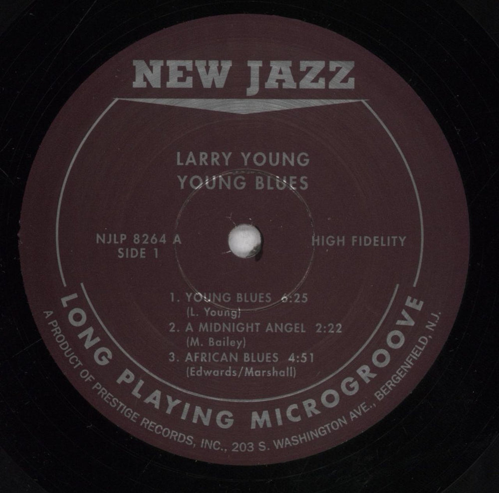 Larry Young Young Blues US vinyl LP album (LP record) OG8LPYO842436