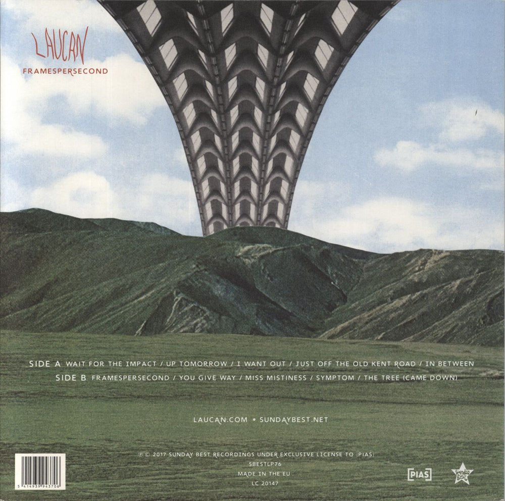 Laucan FramesPerSecond UK vinyl LP album (LP record) 5414939943706