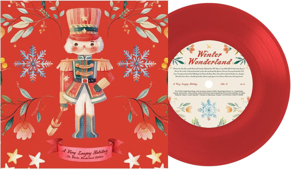 Laufey A Very Laufey Holiday | The Winter Wonderland Edition - Red Vinyl UK 7" vinyl single (7 inch record / 45) LAUFHOL24A