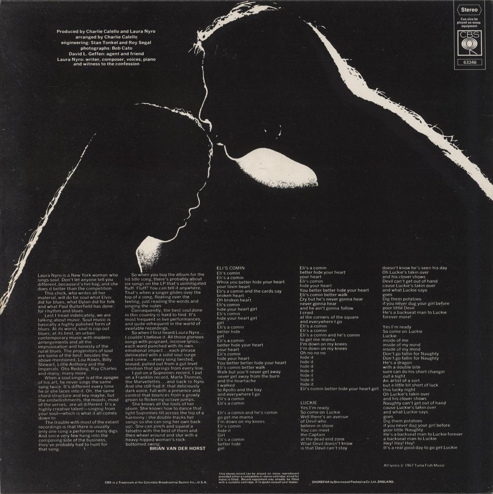 Laura Nyro Eli And The Thirteenth Confession - 1st - Matte Sleeve UK vinyl LP album (LP record)