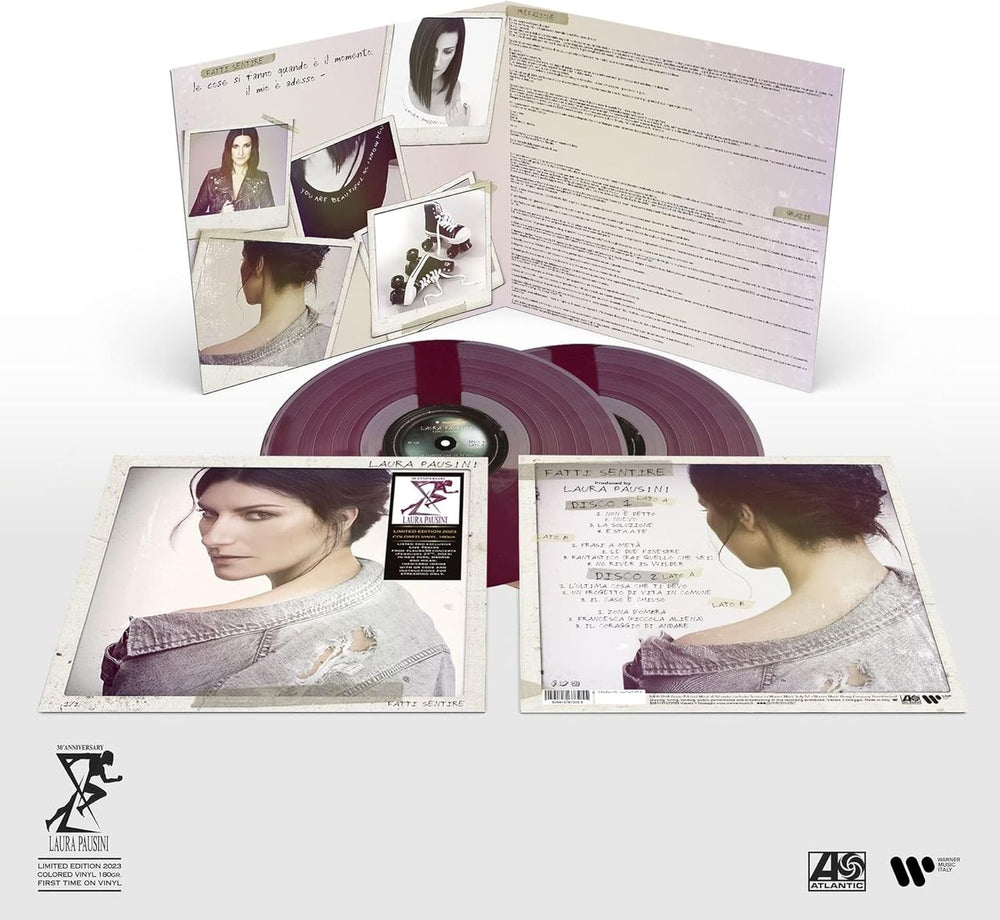 Laura Pausini Fatti Sentire - Dark Red Vinyl + Numbered - Sealed Italian 2-LP vinyl record set (Double LP Album) LUP2LFA850604