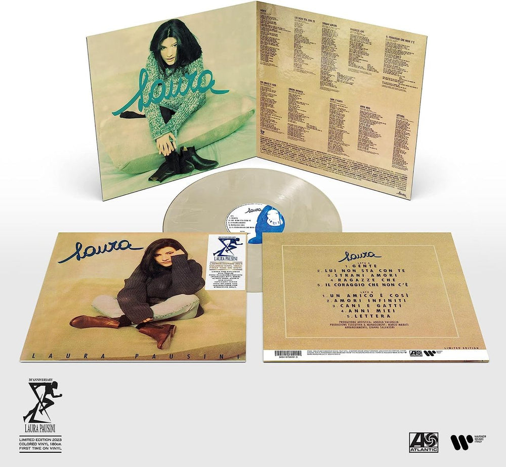 Laura Pausini Laura - Marbled Vinyl - Sealed Italian vinyl LP album (LP record) LUPLPLA816360