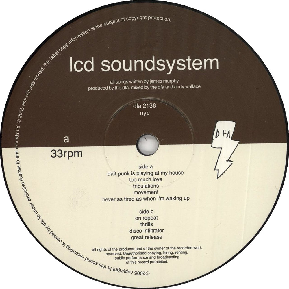 LCD Soundsystem LCD Soundsystem US vinyl LP album (LP record) CDSLPLC724951