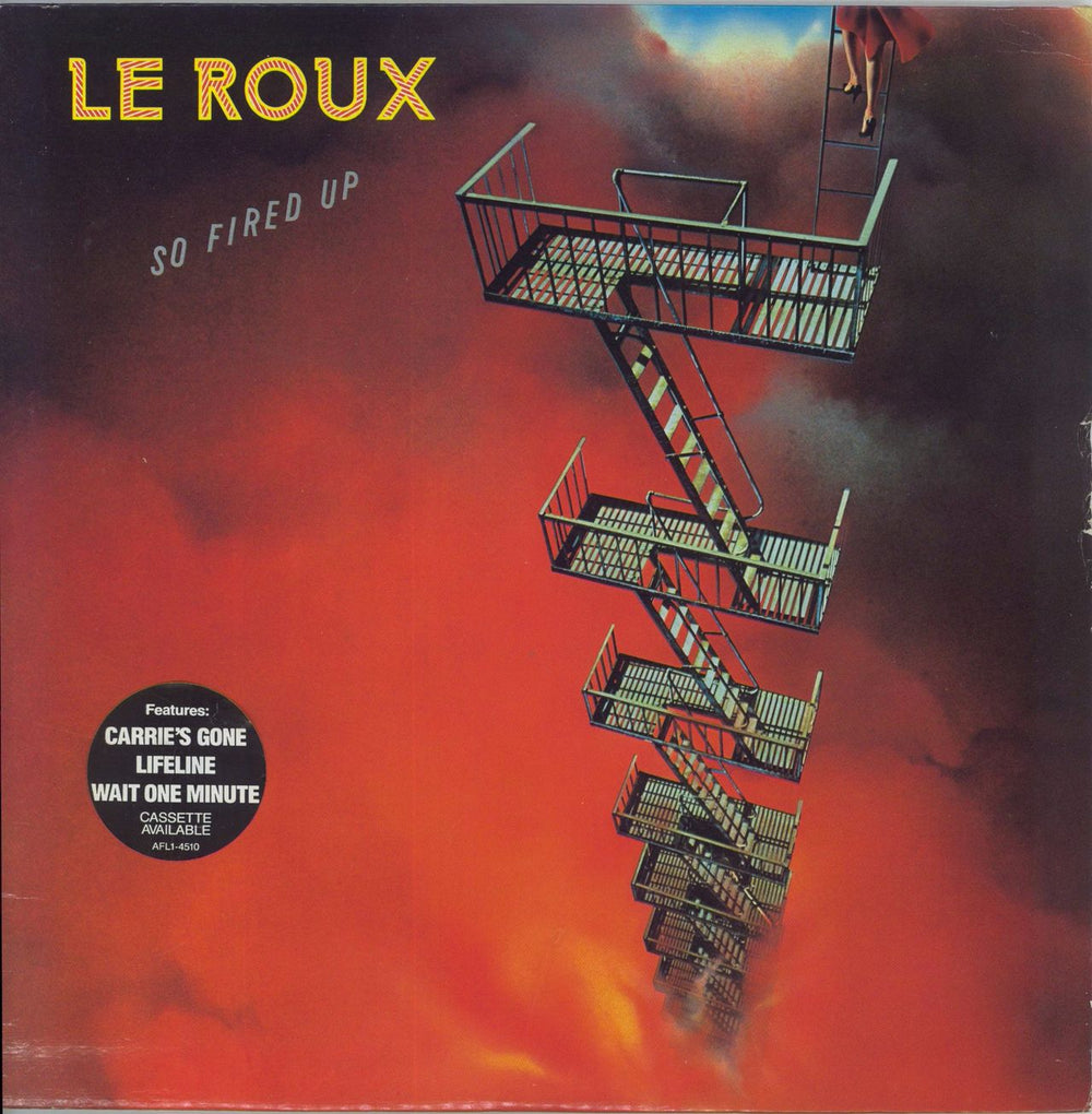 Le Roux All Fired Up US vinyl LP album (LP record) AFL1-4510