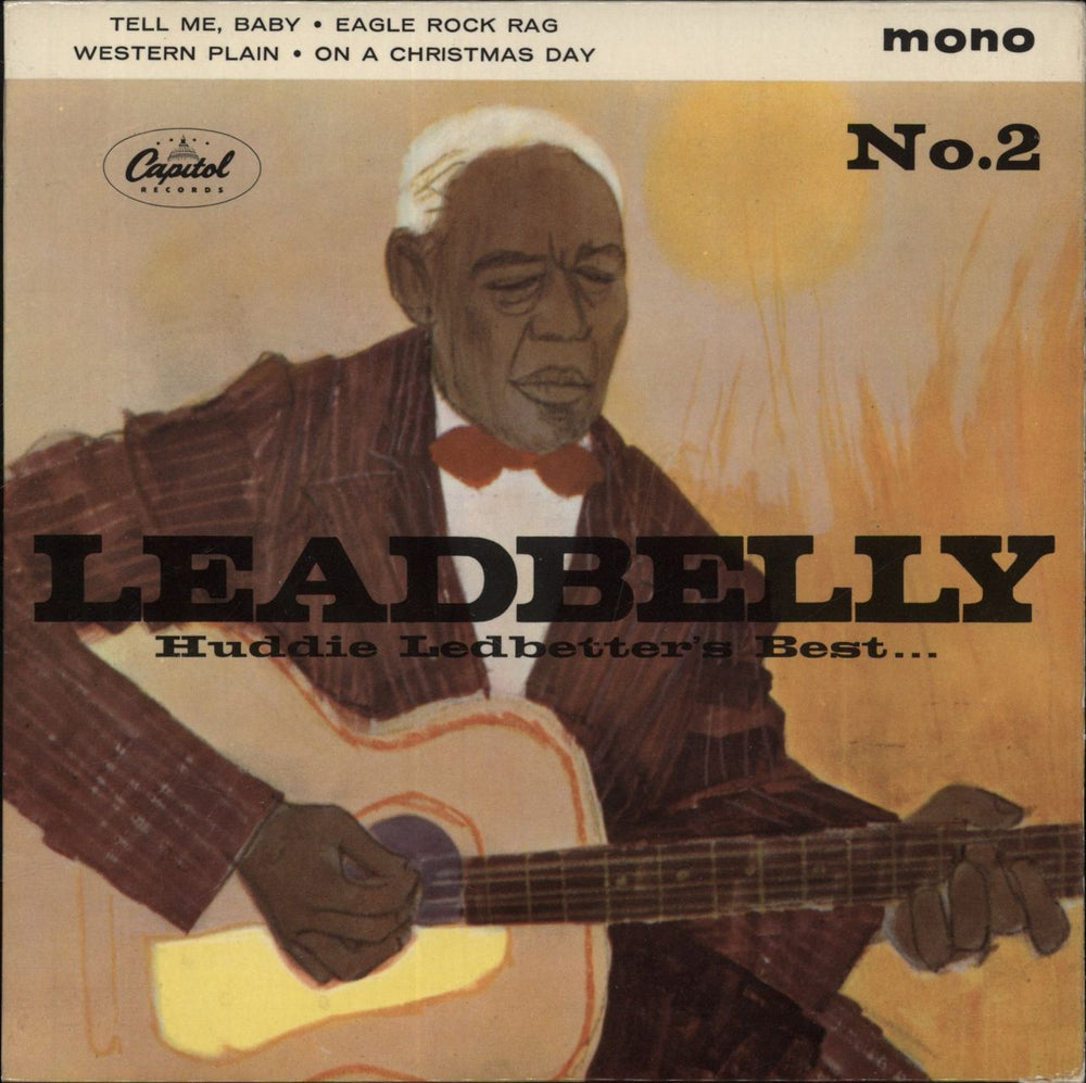 Leadbelly Huddie Ledbetter's Best No. 1 EP UK 7" vinyl single (7 inch record / 45) EAP1-1821