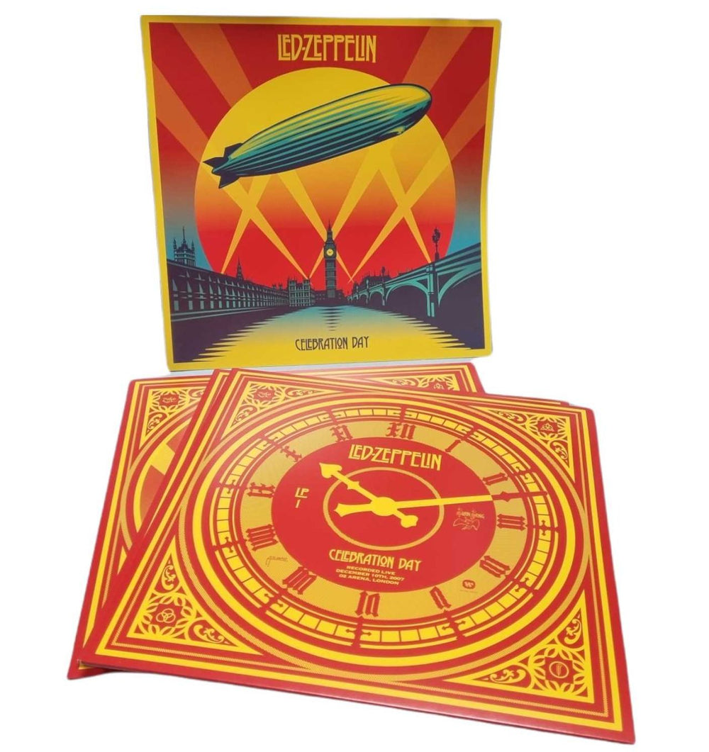 Led Zeppelin Celebration Day UK Vinyl Box Set 081227971021