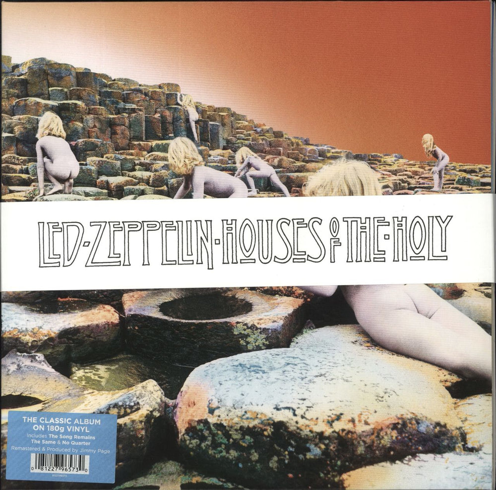 Led Zeppelin Houses Of The Holy - 180gm + Bellyband UK vinyl LP album (LP record) 8122-79657-3