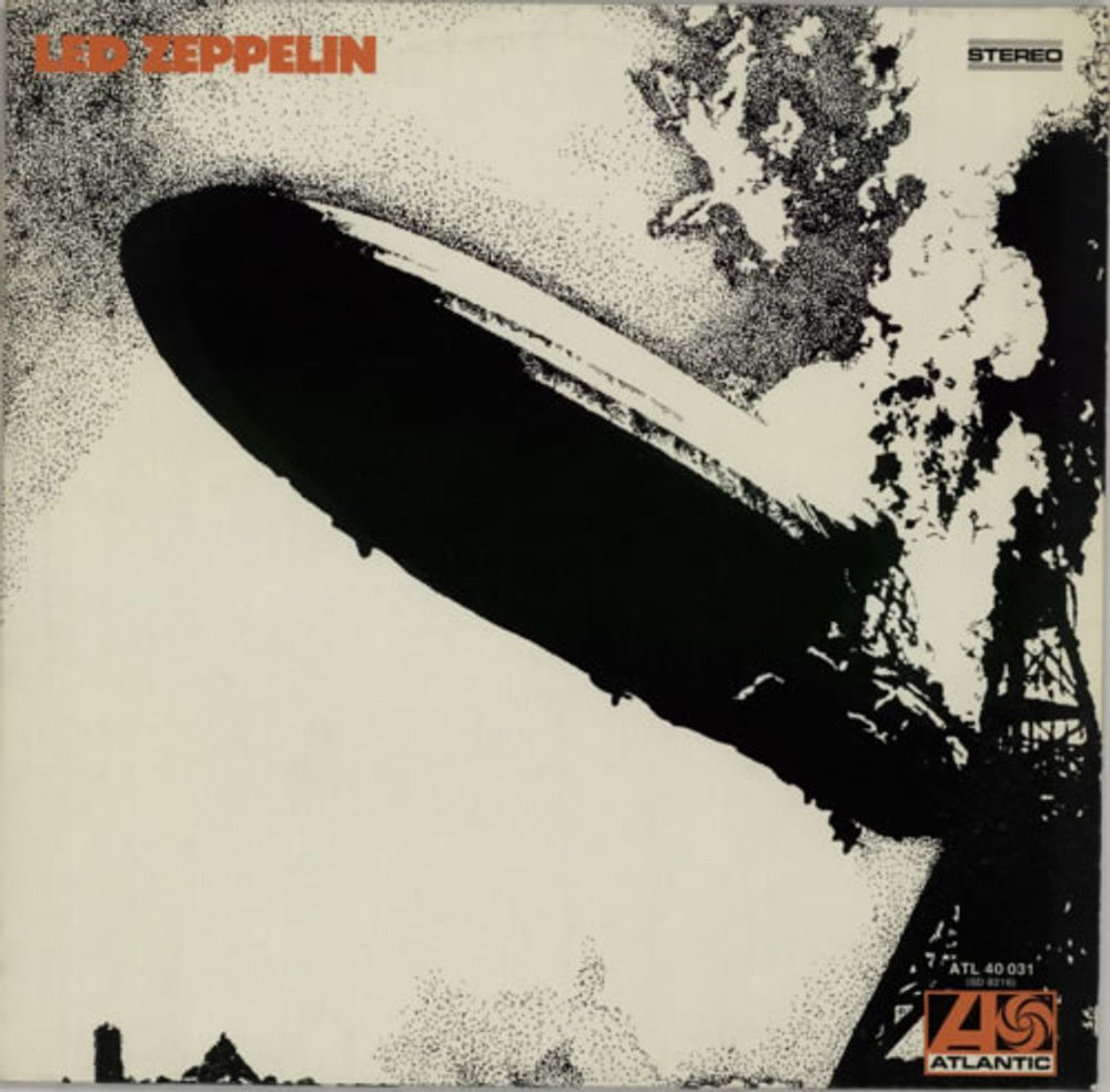 Led Zeppelin Led Zeppelin German vinyl LP album (LP record) ATL40031