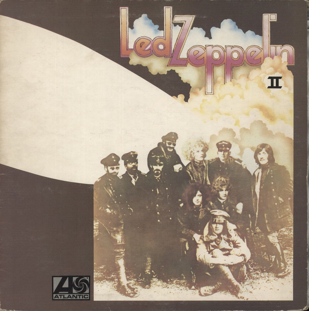 定番，2025】 LED ZEPPELIN☆II UK Atlantic Red/Maroon オリジナル
