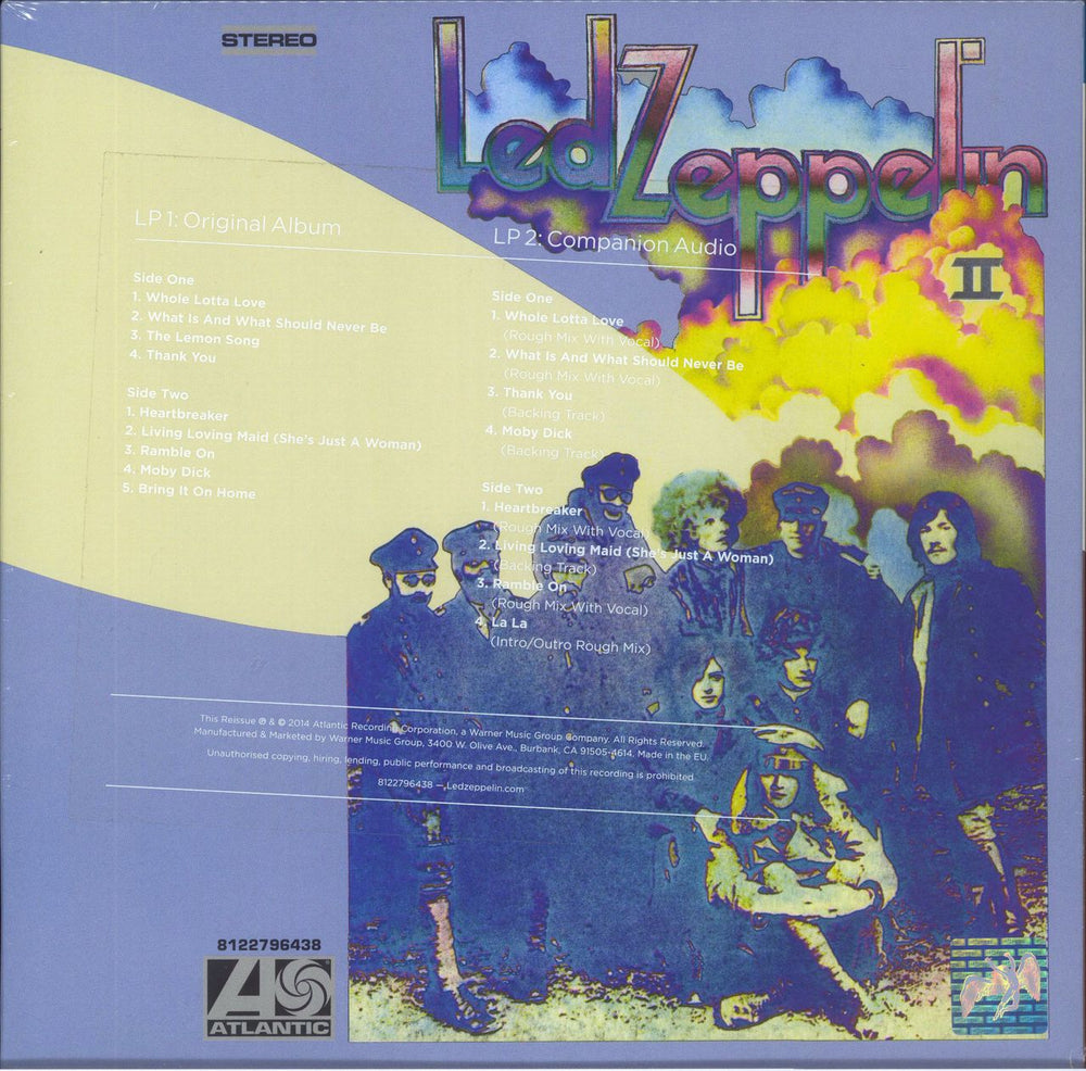 Led Zeppelin Led Zeppelin II - Deluxe Edition 180 Gram - Sealed + HMV Art Print UK 2-LP vinyl record set (Double LP Album) 081227964382