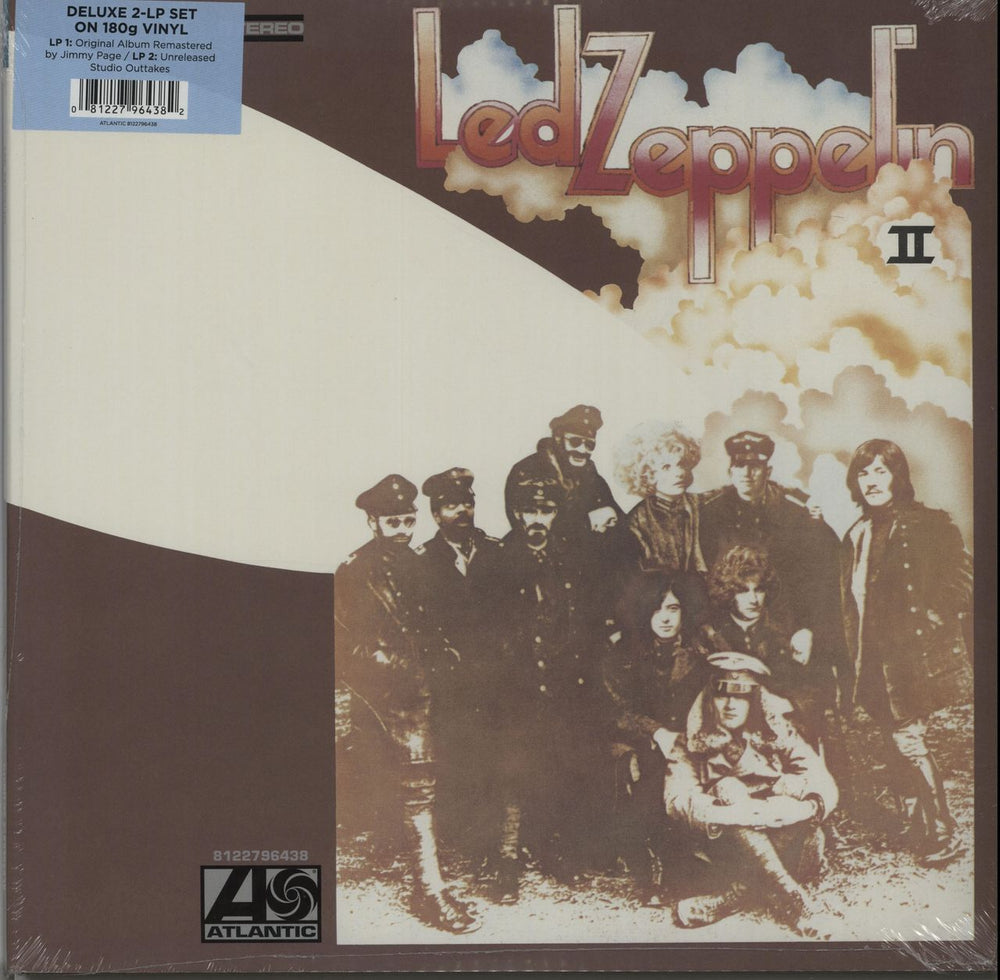 Led Zeppelin Led Zeppelin II: Deluxe Edition - 180gm - Sealed UK 2-LP vinyl record set (Double LP Album) 8122796438