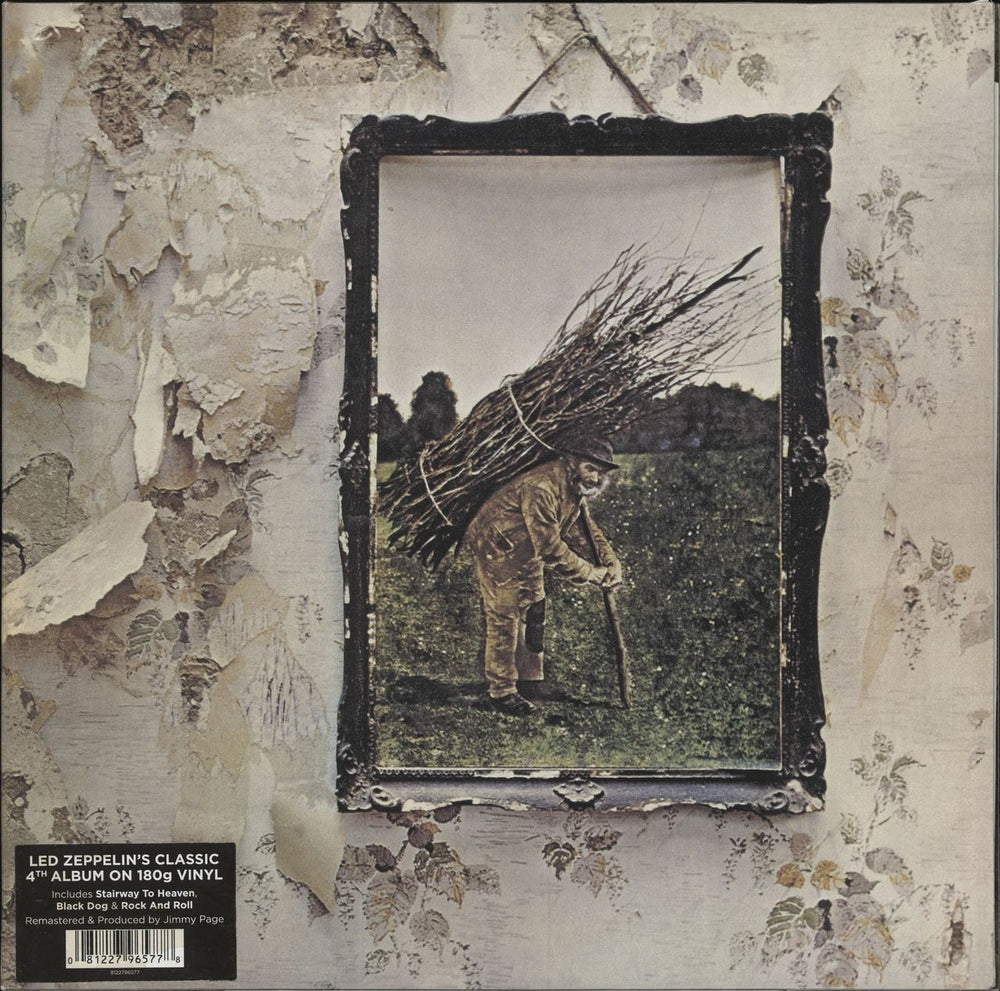 Led Zeppelin Led Zeppelin IV - 180gm - Stickered UK vinyl LP album (LP record) 8122796577