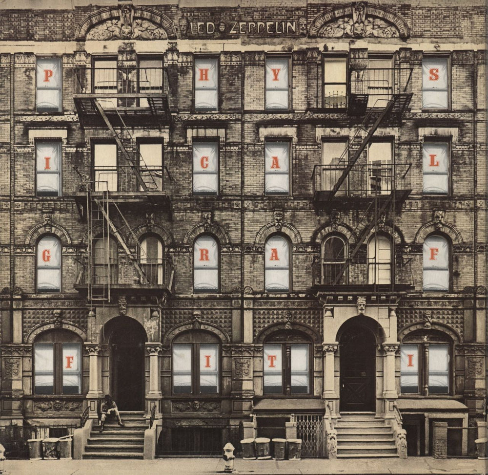 Led Zeppelin Physical Graffiti - 1½ Press - VG UK 2-LP vinyl record set (Double LP Album) SSK89400