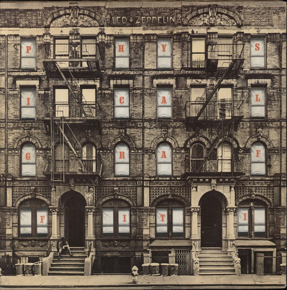 Led Zeppelin Physical Graffiti - 1st - EX UK 2-LP vinyl record set (Double LP Album) SSK89400