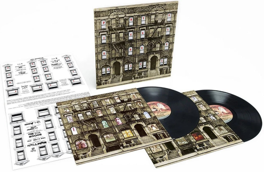 Led Zeppelin Physical Graffiti - 40th Anniversary Remastered 180 Gram - Sealed UK 2-LP vinyl record set (Double LP Album) ZEP2LPH622833