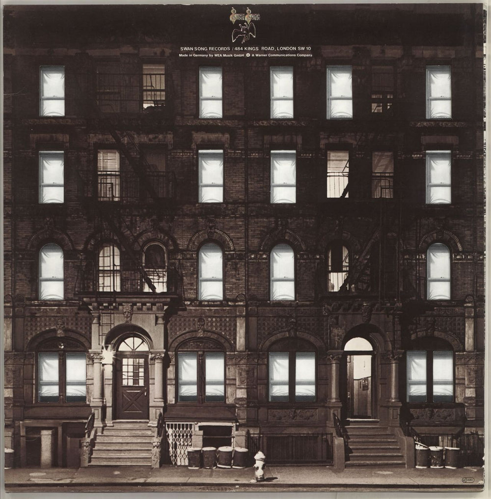 Led Zeppelin Physical Graffiti - 80s Two Misspellings German 2-LP vinyl record set (Double LP Album) ZEP2LPH691465