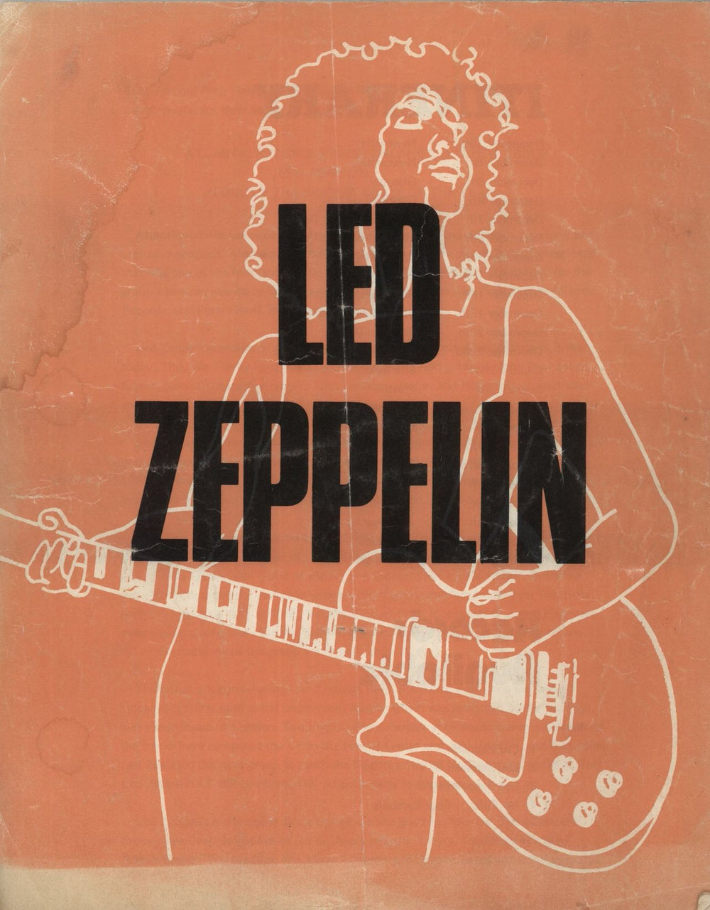 Led Zeppelin Show Souvenir UK tour programme