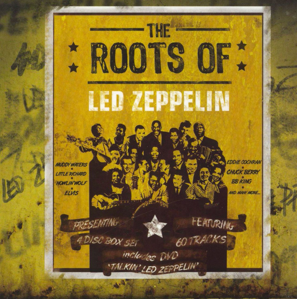 Led Zeppelin The Roots Of Led Zeppelin UK 3-disc CD/DVD Set PROPERBOX149