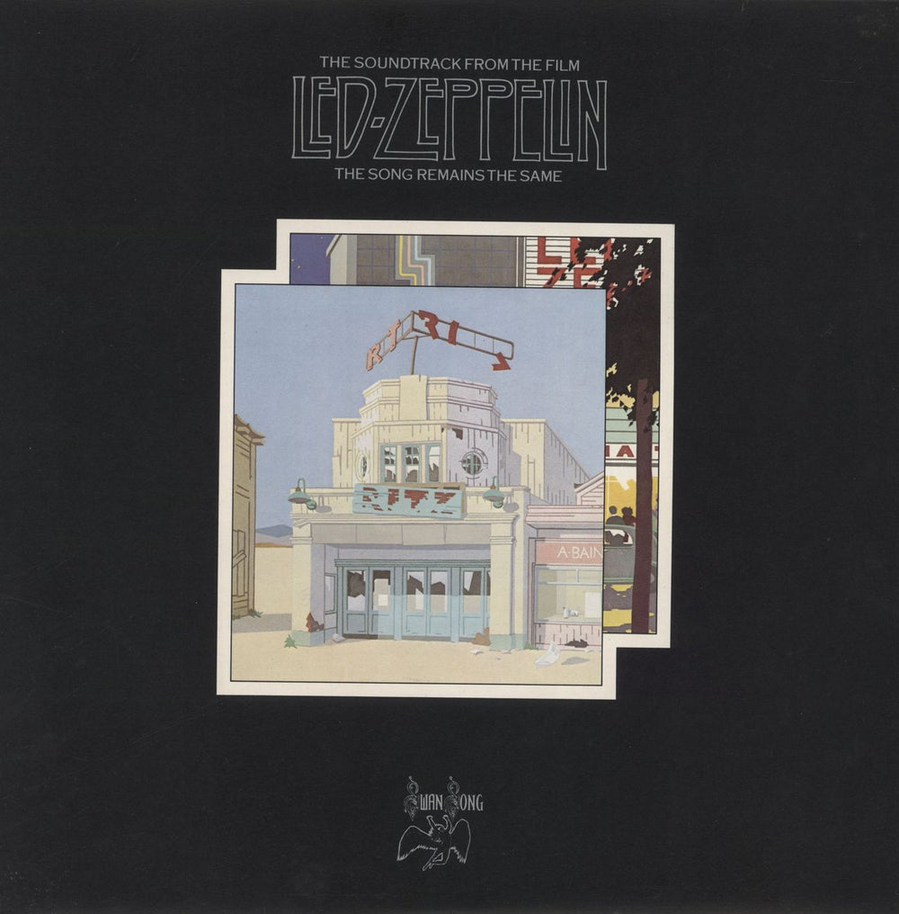 Led Zeppelin The Song Remains The Same - 1st - VG UK 2-LP vinyl record set (Double LP Album) SSK89402