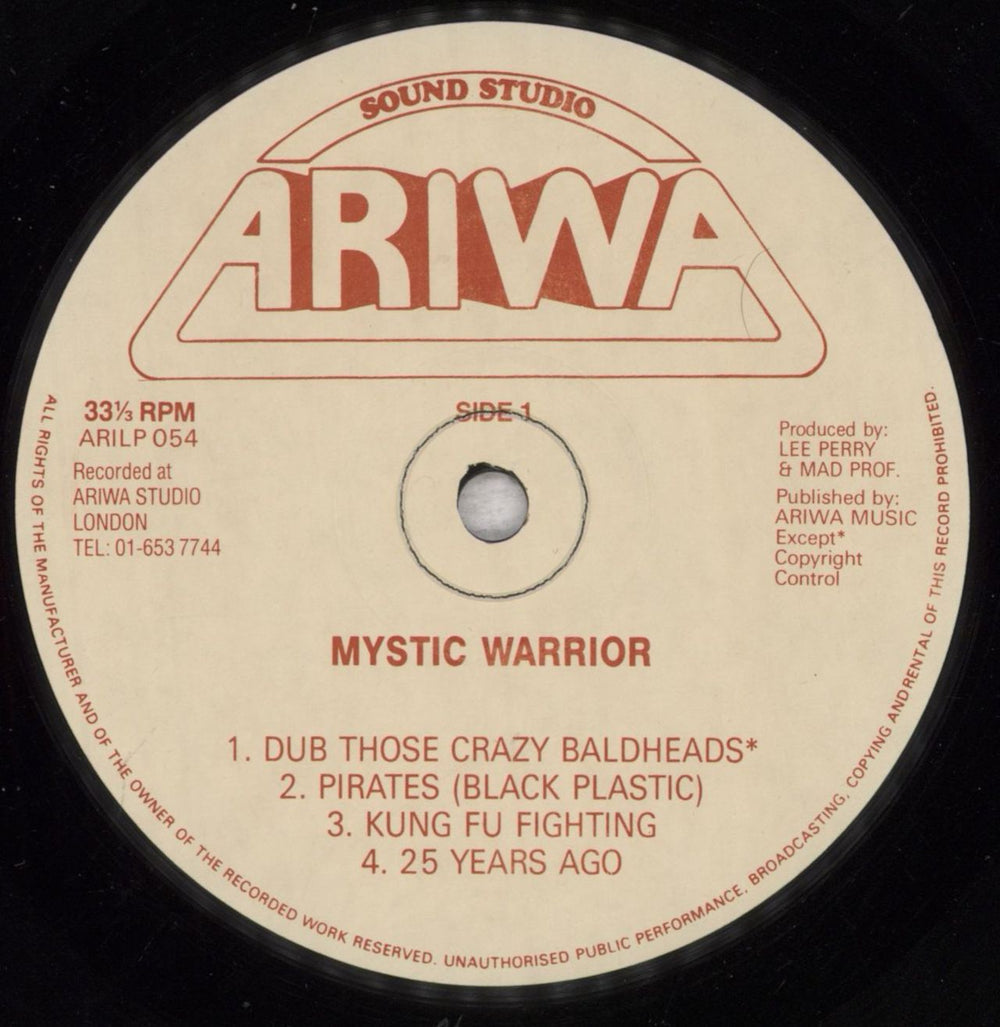 Lee Perry Mystic Warrior UK vinyl LP album (LP record) EEPLPMY843025