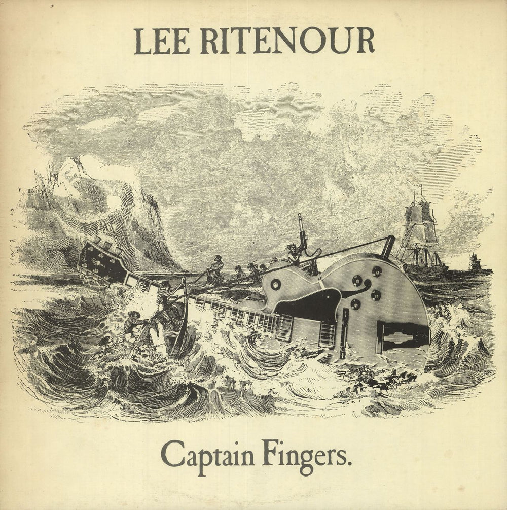 Lee Ritenour Captain Fingers US vinyl LP album (LP record) PE34426