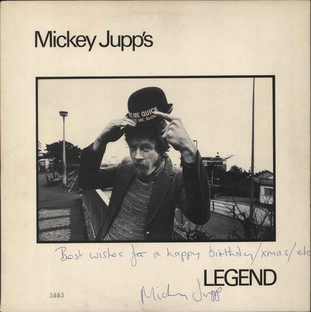 Legend Mickey Jupp's Legend - Autographed UK vinyl LP album (LP record) GET2