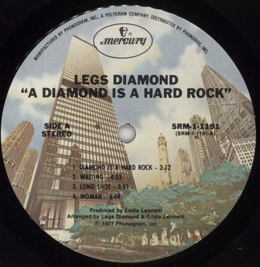 Legs Diamond A Diamond Is A Hard Rock - Opened Shrink US vinyl LP album (LP record) 4LDLPAD848619