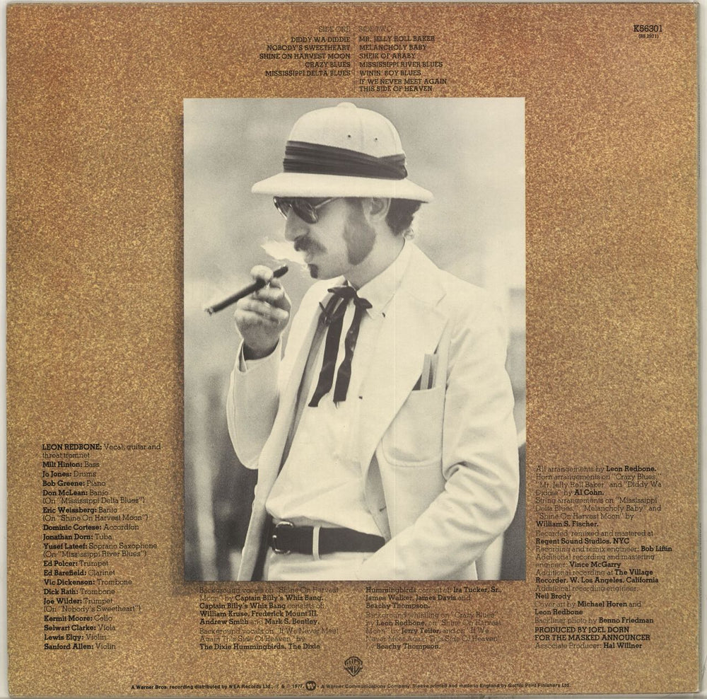 Leon Redbone Double Time UK vinyl LP album (LP record)