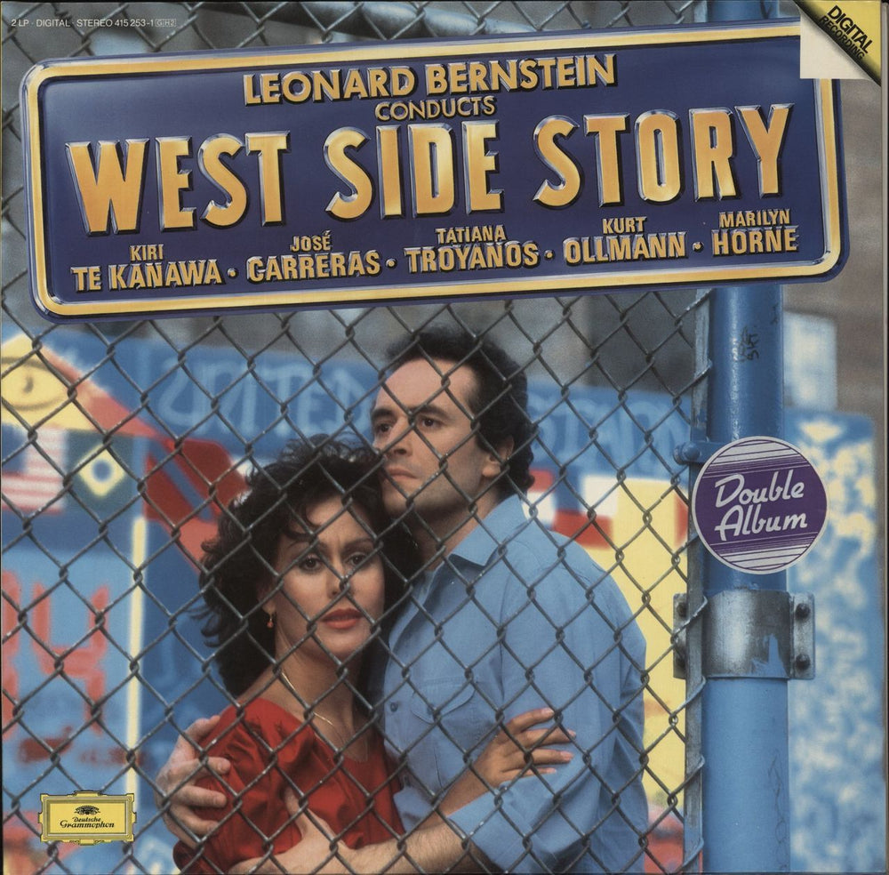 Leonard Bernstein West Side Story German 2-LP vinyl record set (Double LP Album) 415253-1