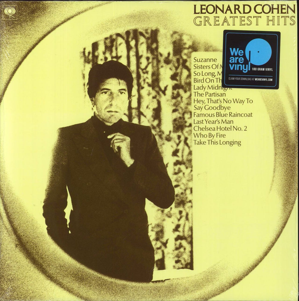 Leonard Cohen Greatest Hits UK vinyl LP album (LP record) 88985435361