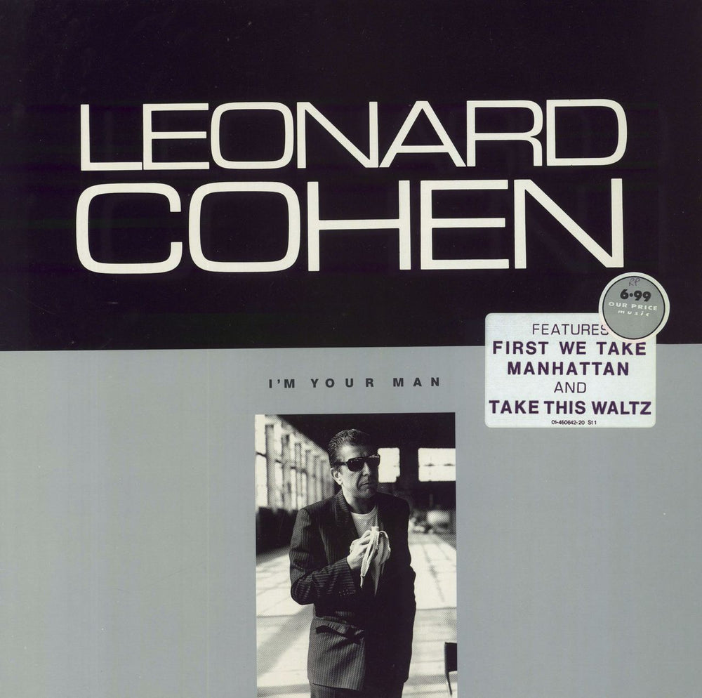 Leonard Cohen I'm Your Man - Stickered Sleeve Dutch vinyl LP album (LP record) 4606421