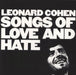 Leonard Cohen Songs Of Love And Hate - Opaque White Vinyl UK vinyl LP album (LP record) 19439882371