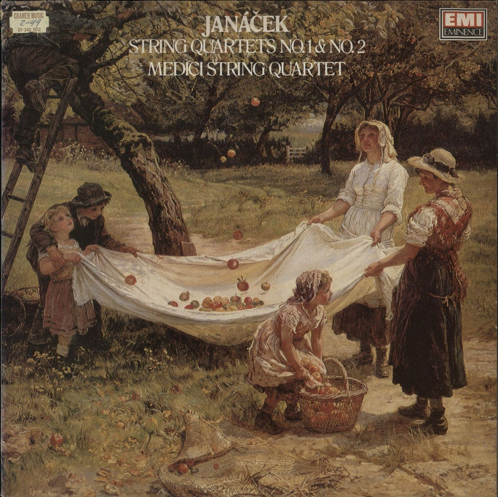 Leoš Janácek Janácek: String Quartets Nos 1 & 2 UK vinyl LP album (LP record) EMX4120461