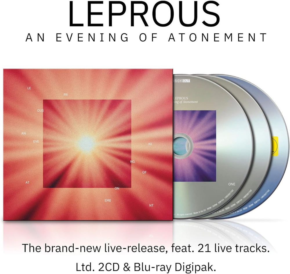 Leprous An Evening Of Atonement - 2CD & Blu-ray Set - Sealed UK 3-CD album set (Triple CD) 19802927792