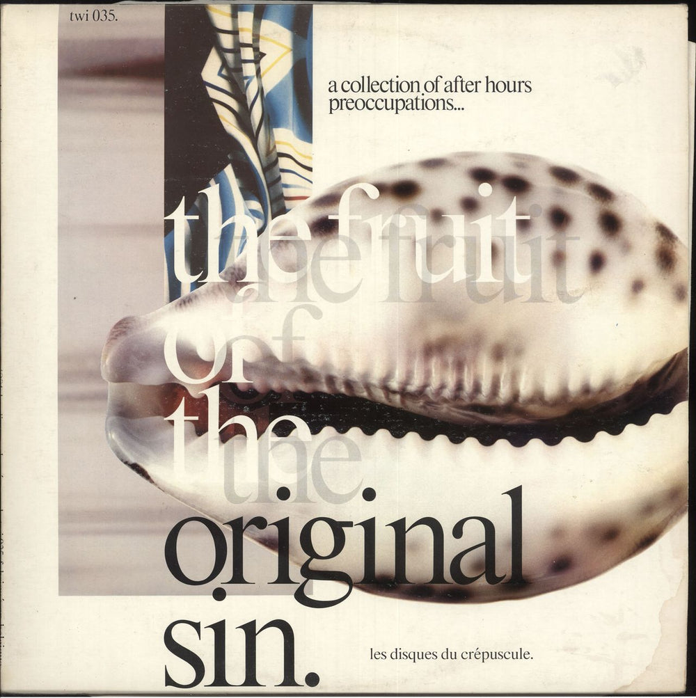 Les Disques Du Crépuscule The Fruit Of The Original Sin - EX Belgian 2-LP vinyl record set (Double LP Album) TWI035