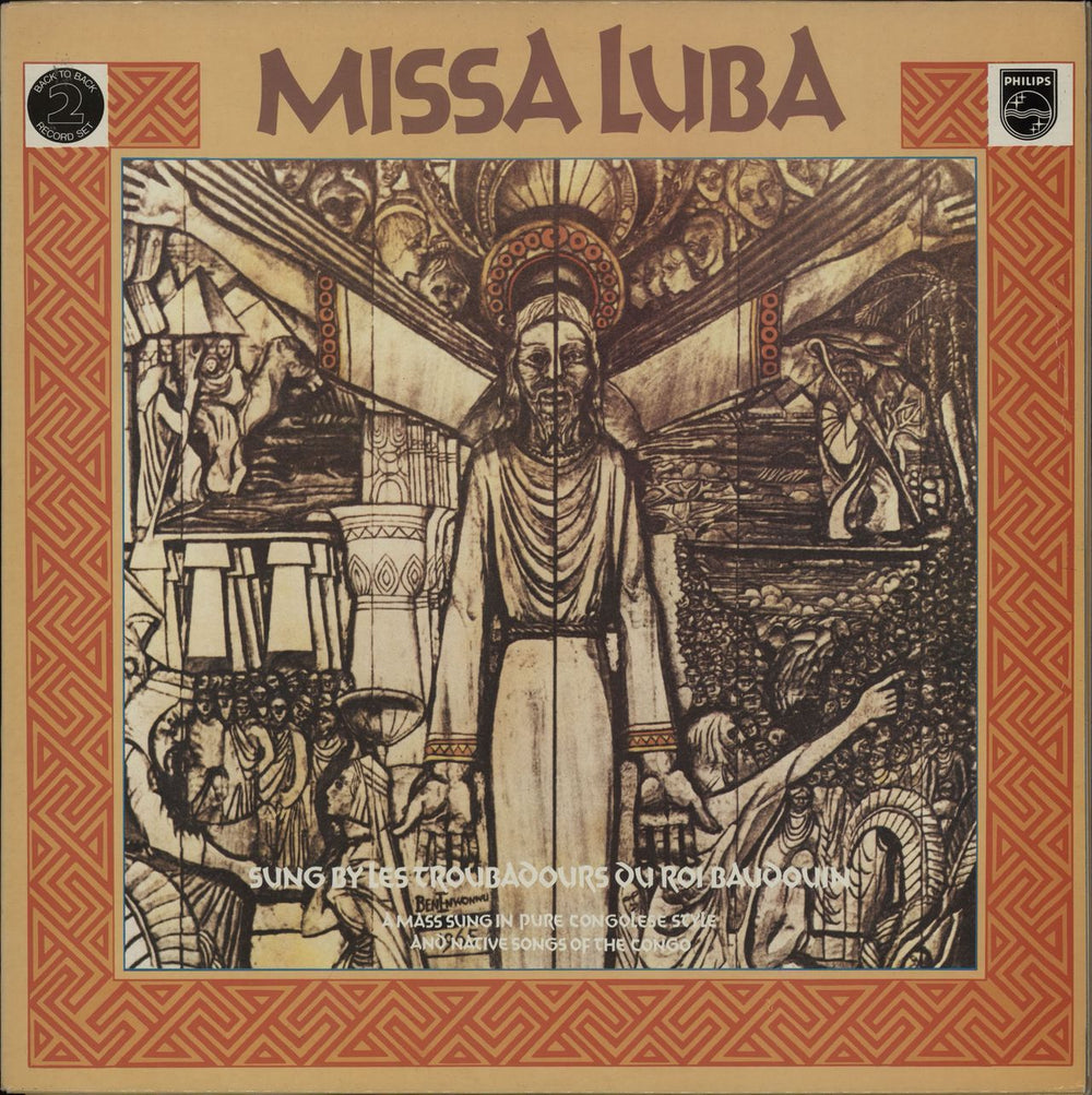 Les Troubadours Du Roi Baudouin Missa Luba / Misa Criolla UK 2-LP vinyl record set (Double LP Album) 6641867