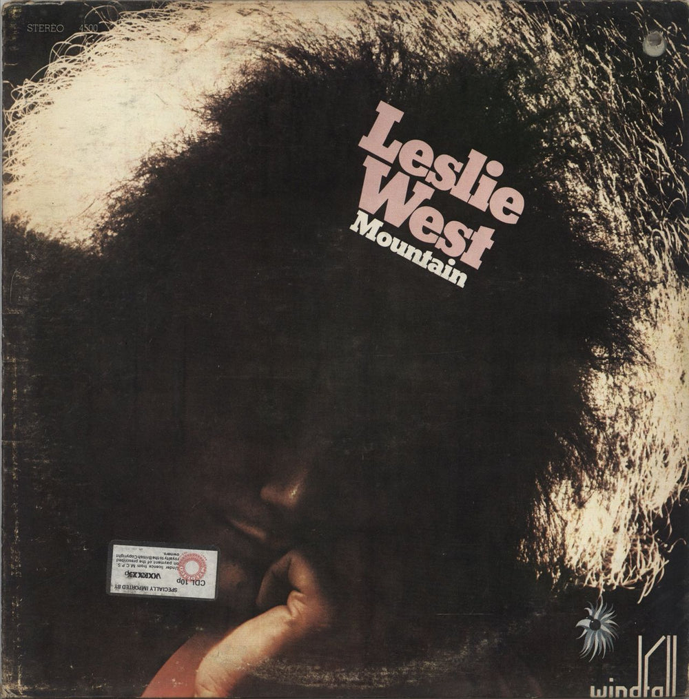 Leslie West Mountain - VG US vinyl LP album (LP record) 4500