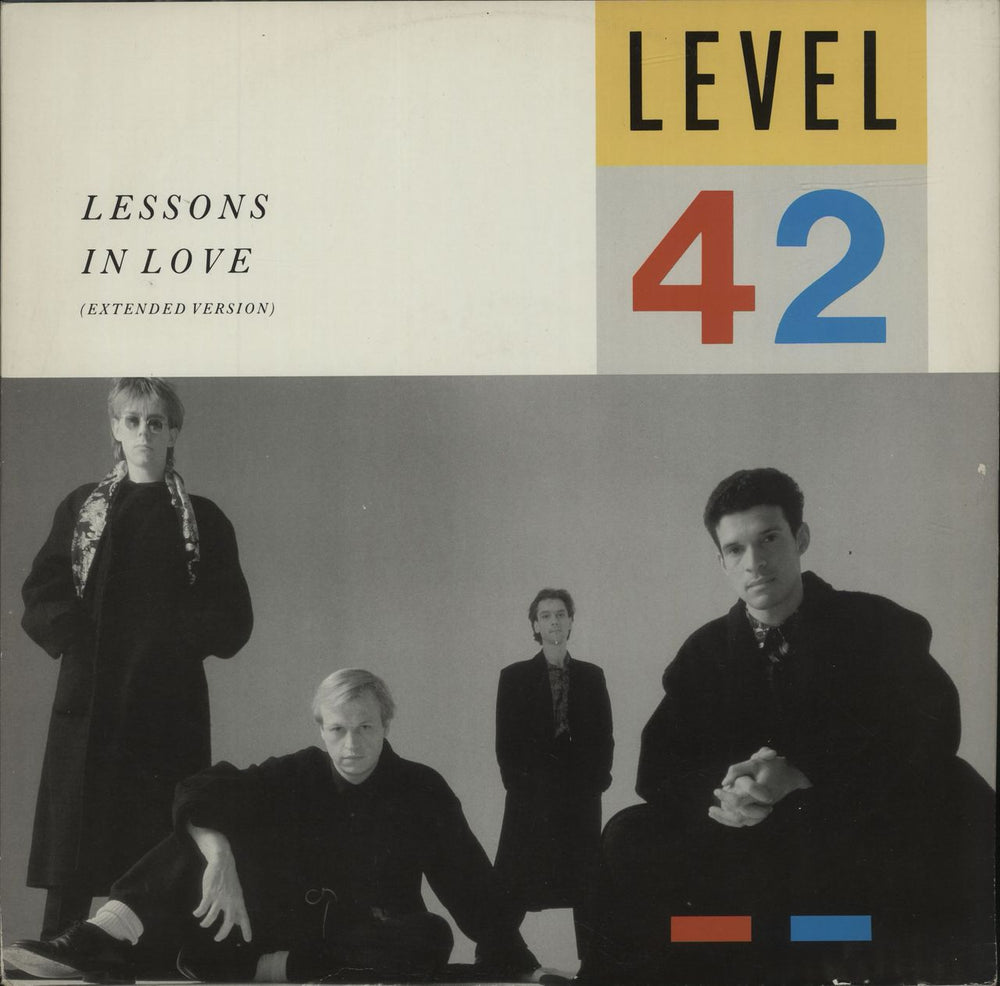 Level 42 Lessons In Love UK 12" vinyl single (12 inch record / Maxi-single) POSPX790