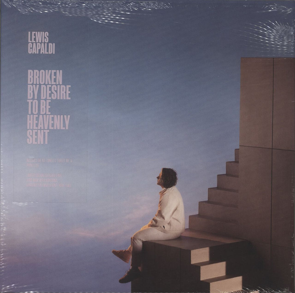 Lewis Capaldi Broken By Desire To Be Heavenly Sent: Deluxe Edition - 180g White Vinyl UK vinyl LP album (LP record) 024487075368