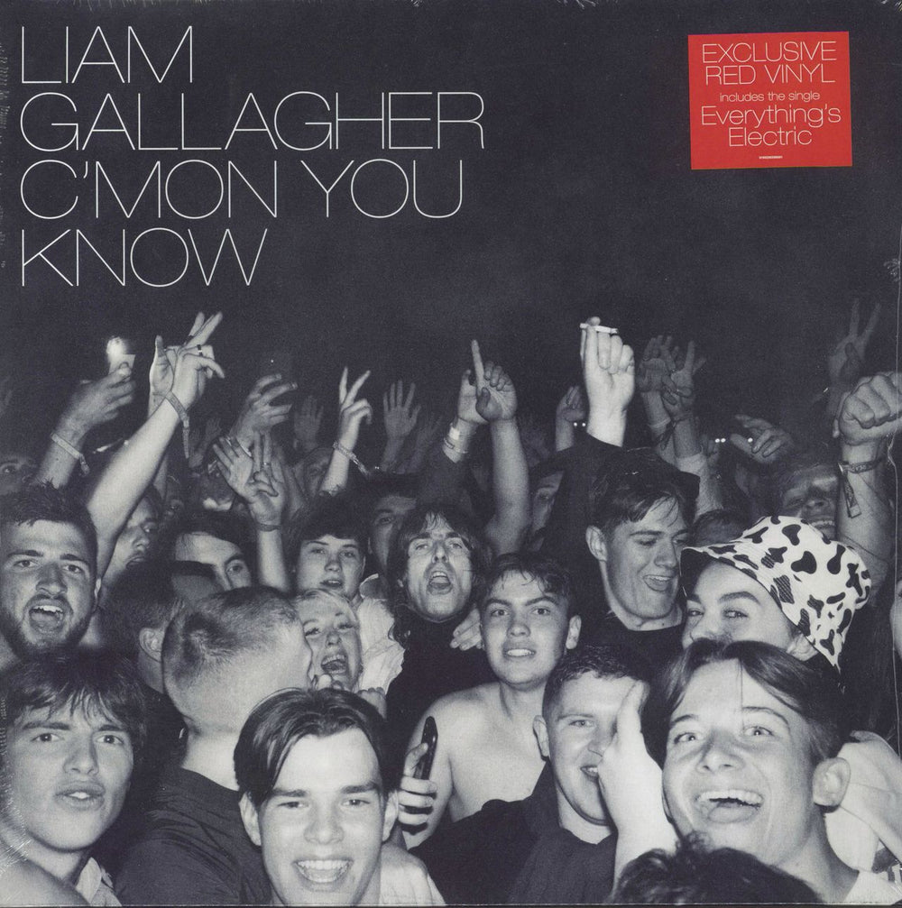 Liam Gallagher C'mon You Know: HMV Edition - Red Vinyl - Sealed UK vinyl LP album (LP record) 0190296423932