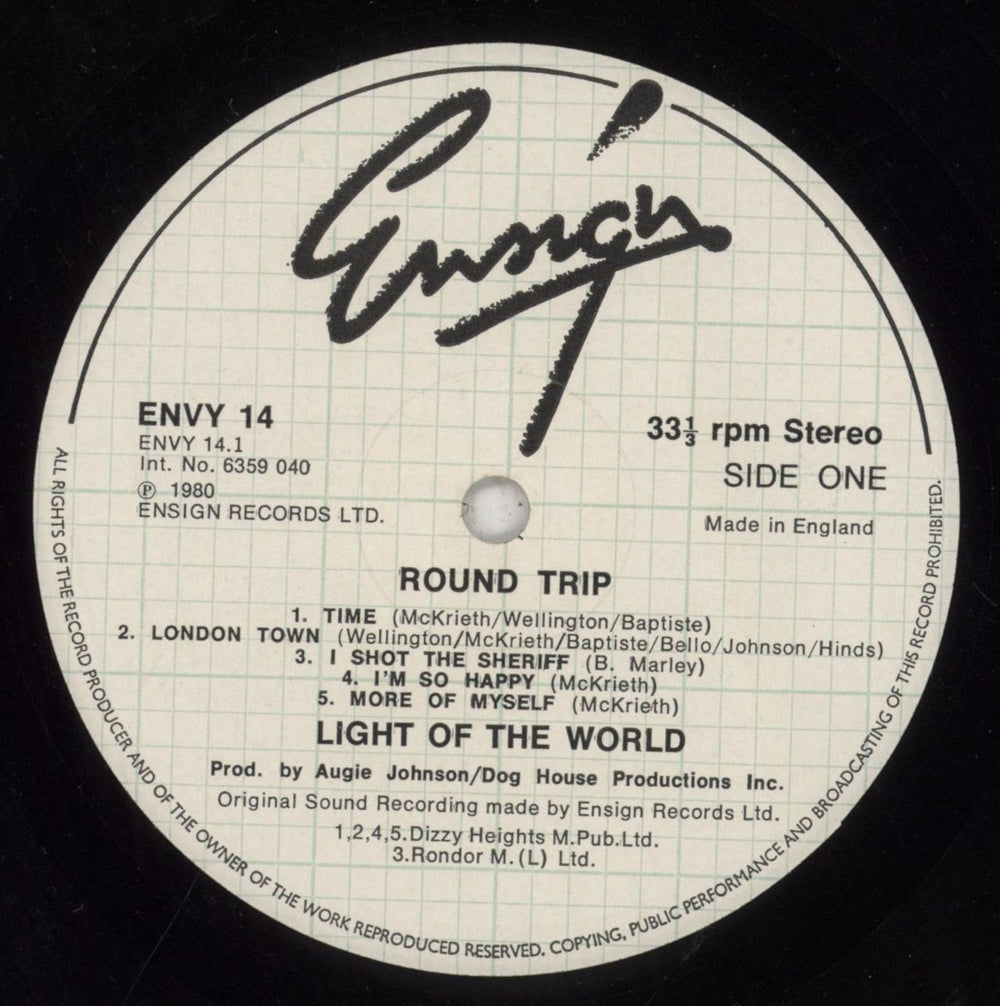 Light Of The World Round Trip UK vinyl LP album (LP record) LA3LPRO686892