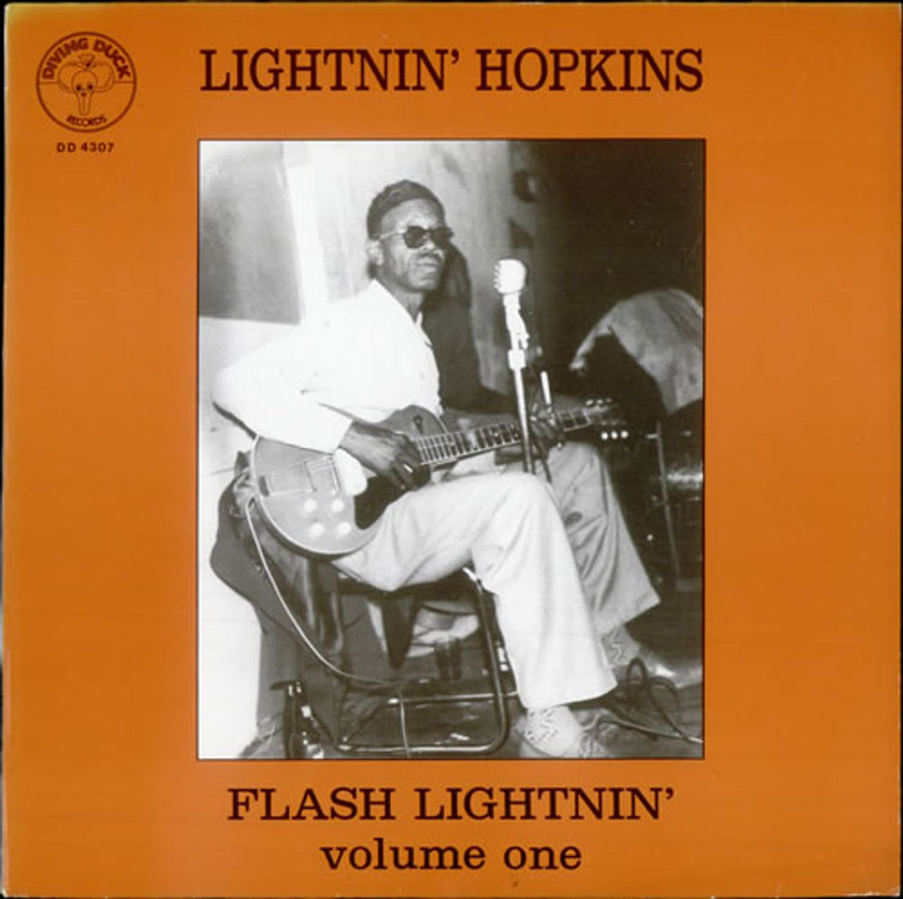 Lightnin' Hopkins Flash Lightnin' Volume One Dutch vinyl LP album (LP record) DD4307