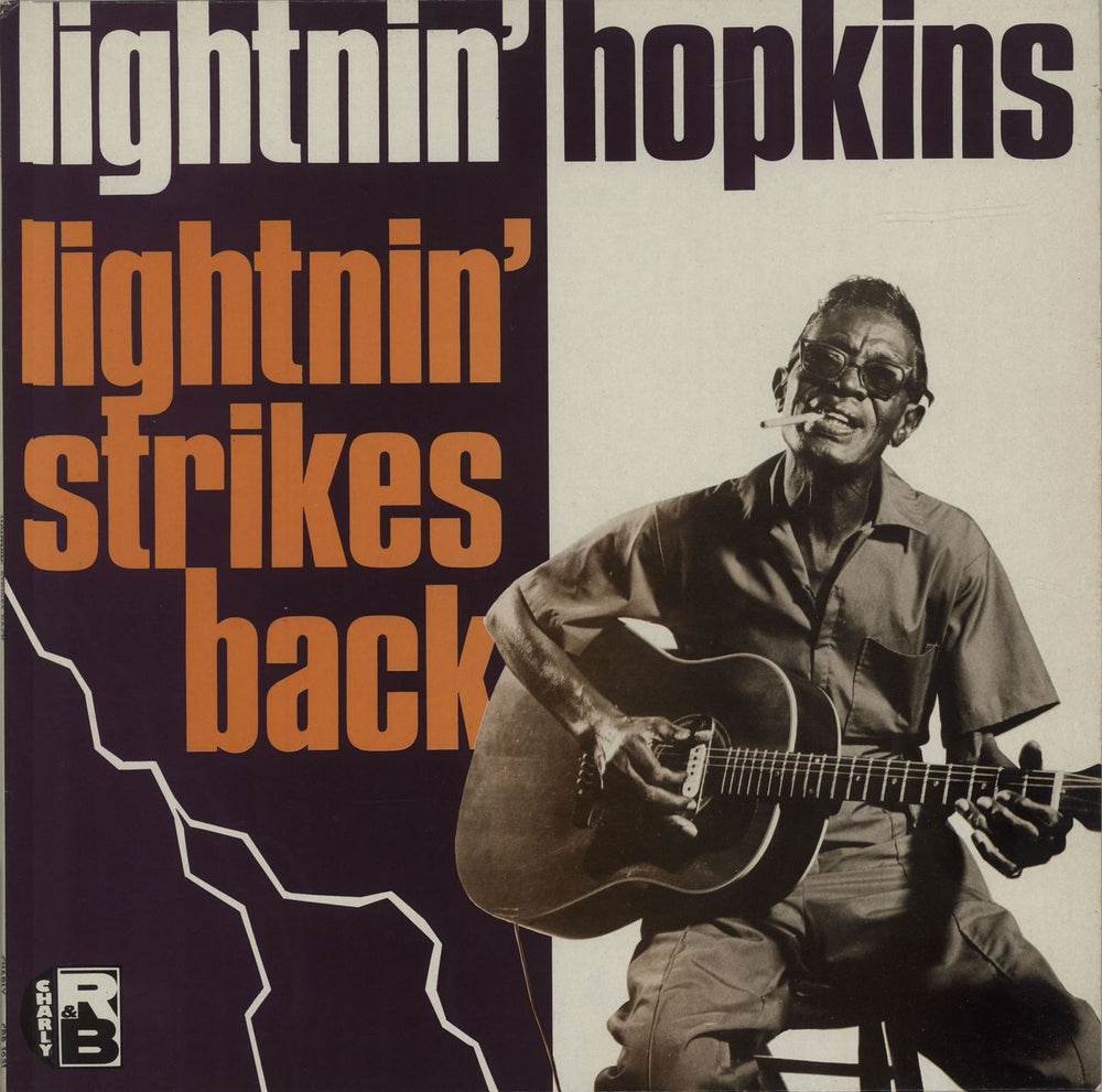 Lightnin' Hopkins Lightnin' Strikes Back UK vinyl LP album (LP record) CRB1031