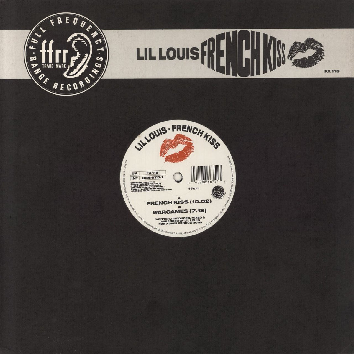 Lil Louis French Kiss UK 12