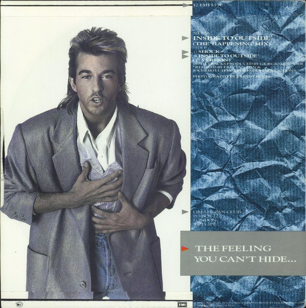 Limahl Inside To Outside UK 12" vinyl single (12 inch record / Maxi-single)