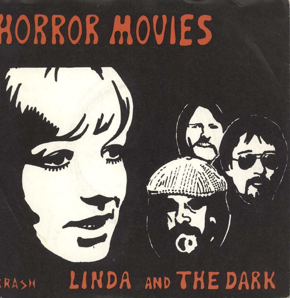 Linda And The Dark Horror Movies UK 7" vinyl single (7 inch record / 45) POW2