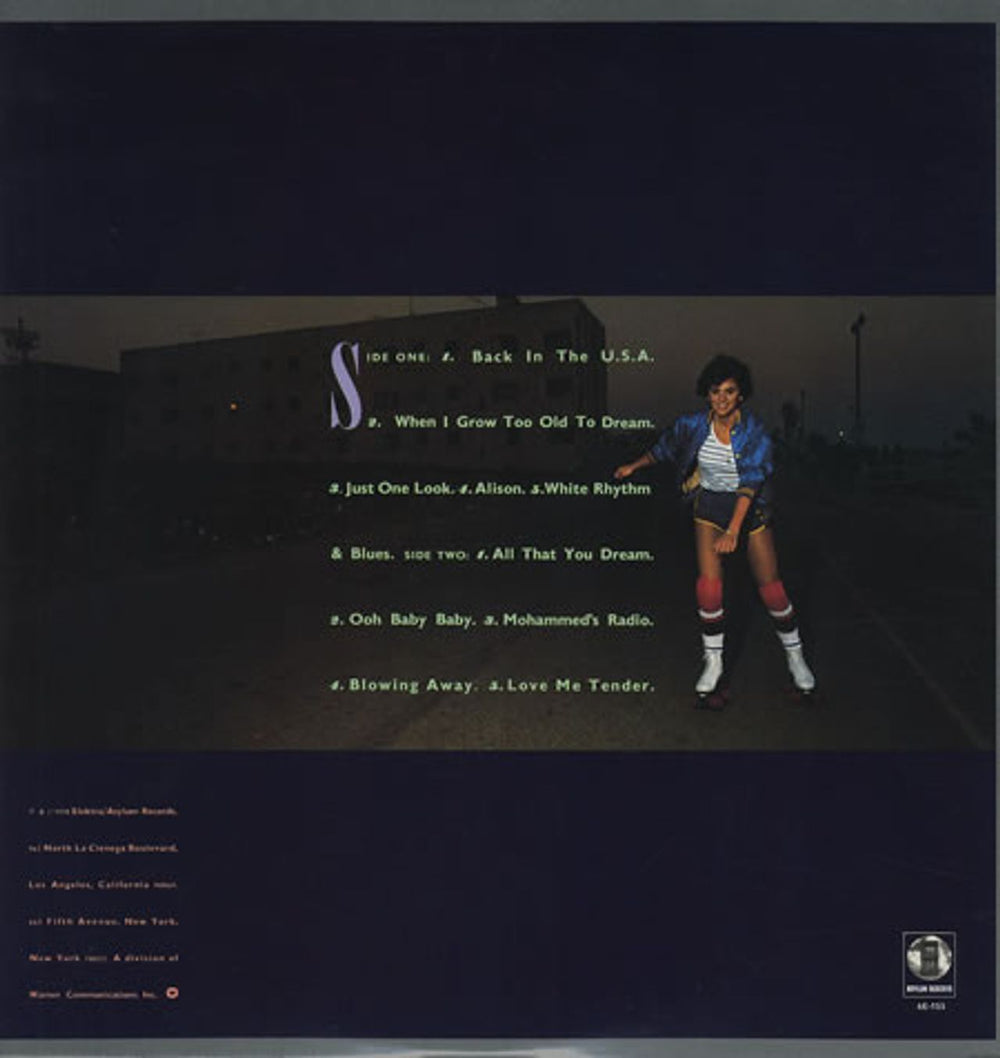 Linda Ronstadt Living In The USA Japanese vinyl LP album (LP record) LIRLPLI43504